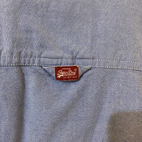 Superdry button up with white pocket - Picture 6 of 6